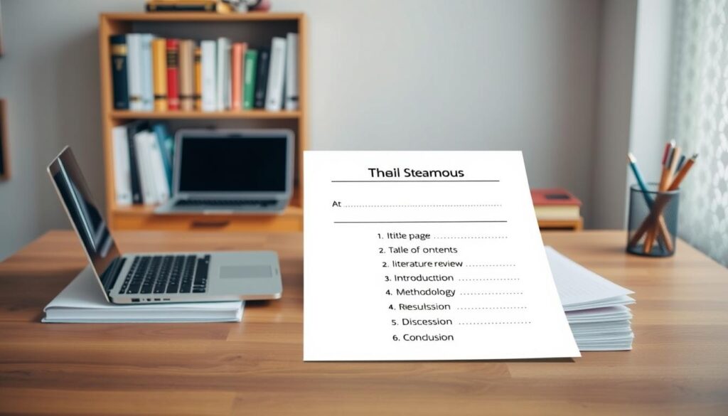 thesis document structure thesis document structure