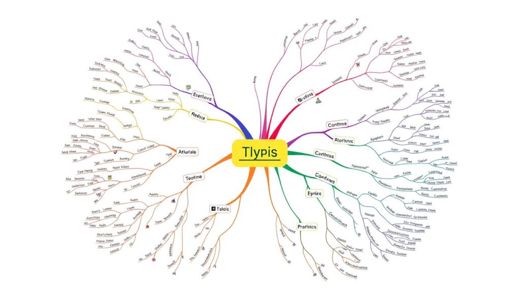 Mind mapping note-taking method Mind mapping note-taking method