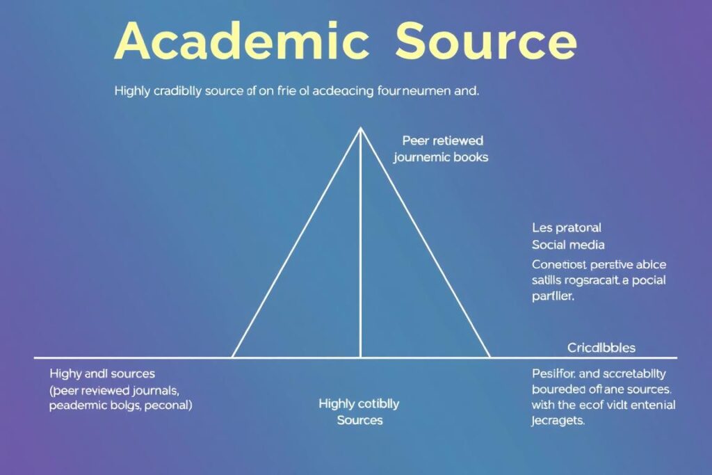 credibility spectrum for how to analyse sources