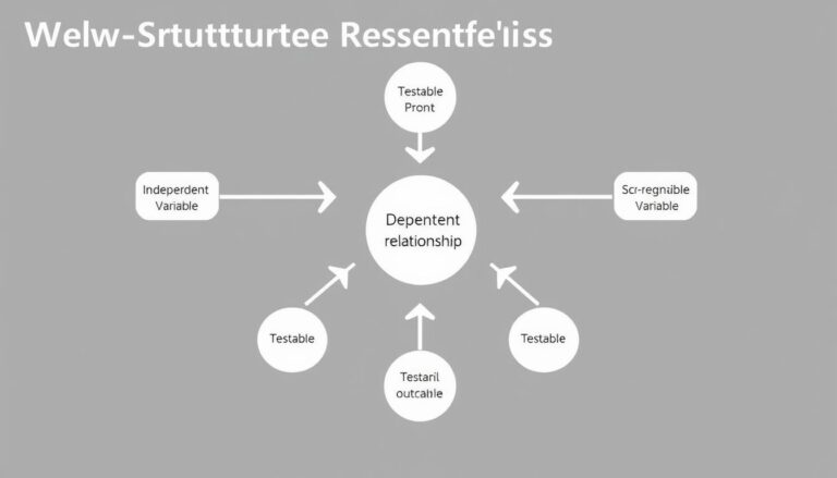 how to write hypothesis diagram showing the components of a well-structured hypothesis