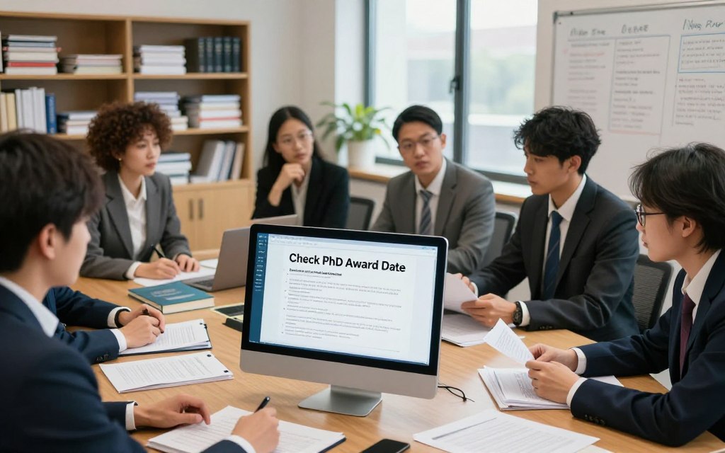 check phd award date